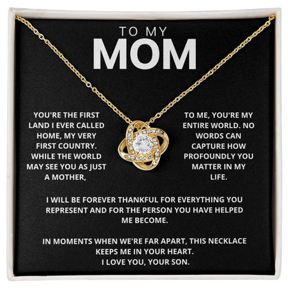 Mom - My World - Love Knot