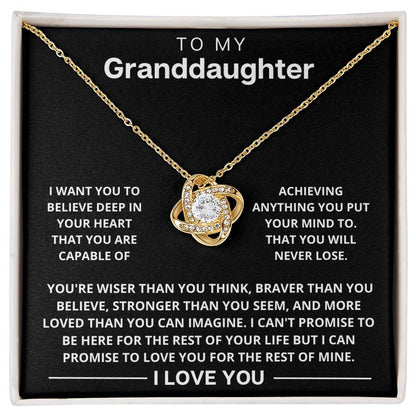 Granddaughter - Never Lose - Love Knot