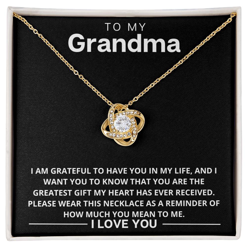 Grandma - Grateful - Love Knot