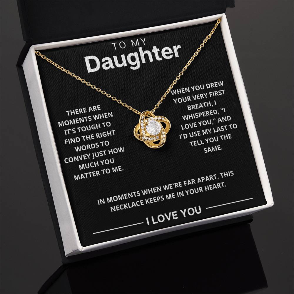 Daughter - My First Breath - Love Knot