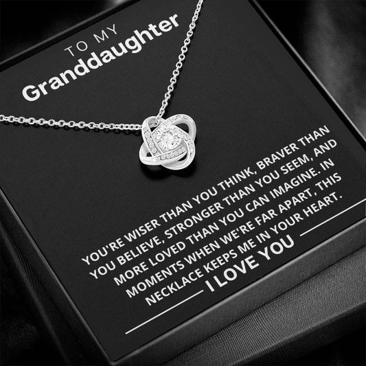 Granddaughter - My Heart - Love Knot