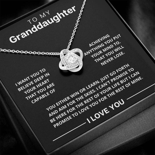 Granddaughter - Believe - Love Knot