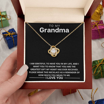 Grandma - Grateful - Love Knot